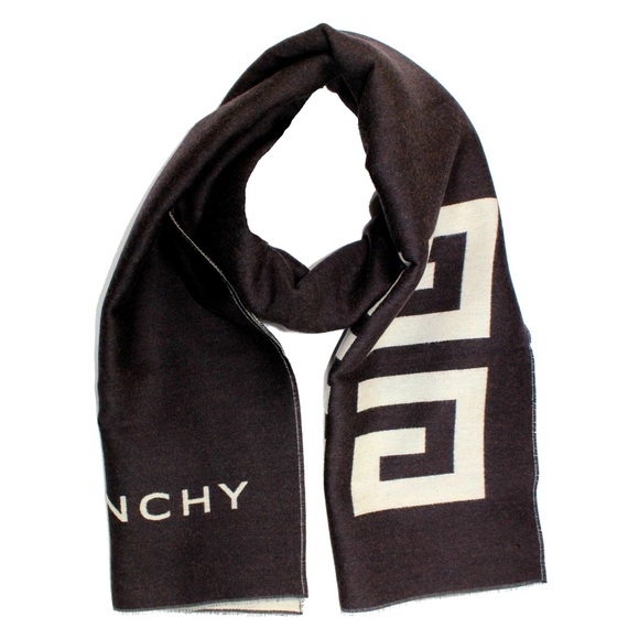 Givenchy Other - Givenchy Logo Bi-color Wool Scarf